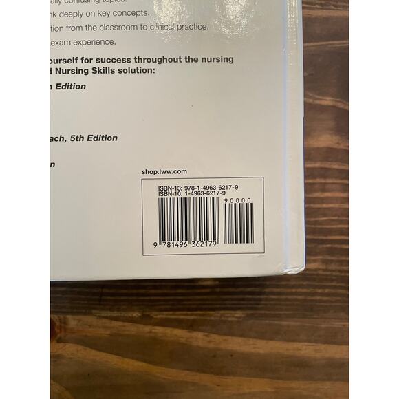 Fundamentals of Nursing 9th Edition Taylor Lynn Bartlett (Hardcover, 2018) - Picture 5 of 7